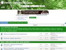 Tablet Screenshot of forumogrodniczeoaza.pl